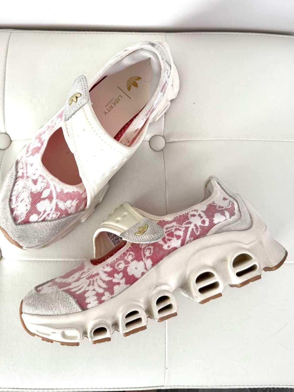 Adidas x Liberty London Adifom Megajane Pink Floral Sneakers Runner